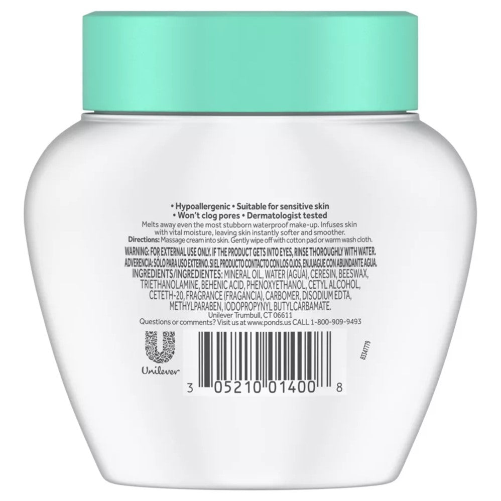 Pond's Cold Cream Make Up Remover - Fragrance Free - 6.1oz/3pk