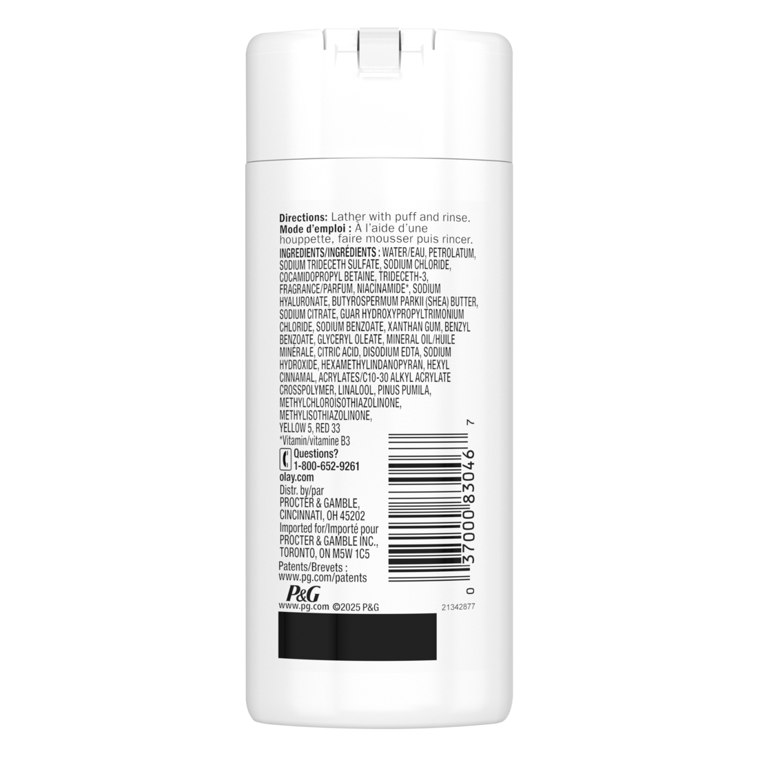 Olay Ultra Moisture Body Wash With Shea Butter Vitamin B3 And Hyaluronic Blend - 3.0oz/24pk