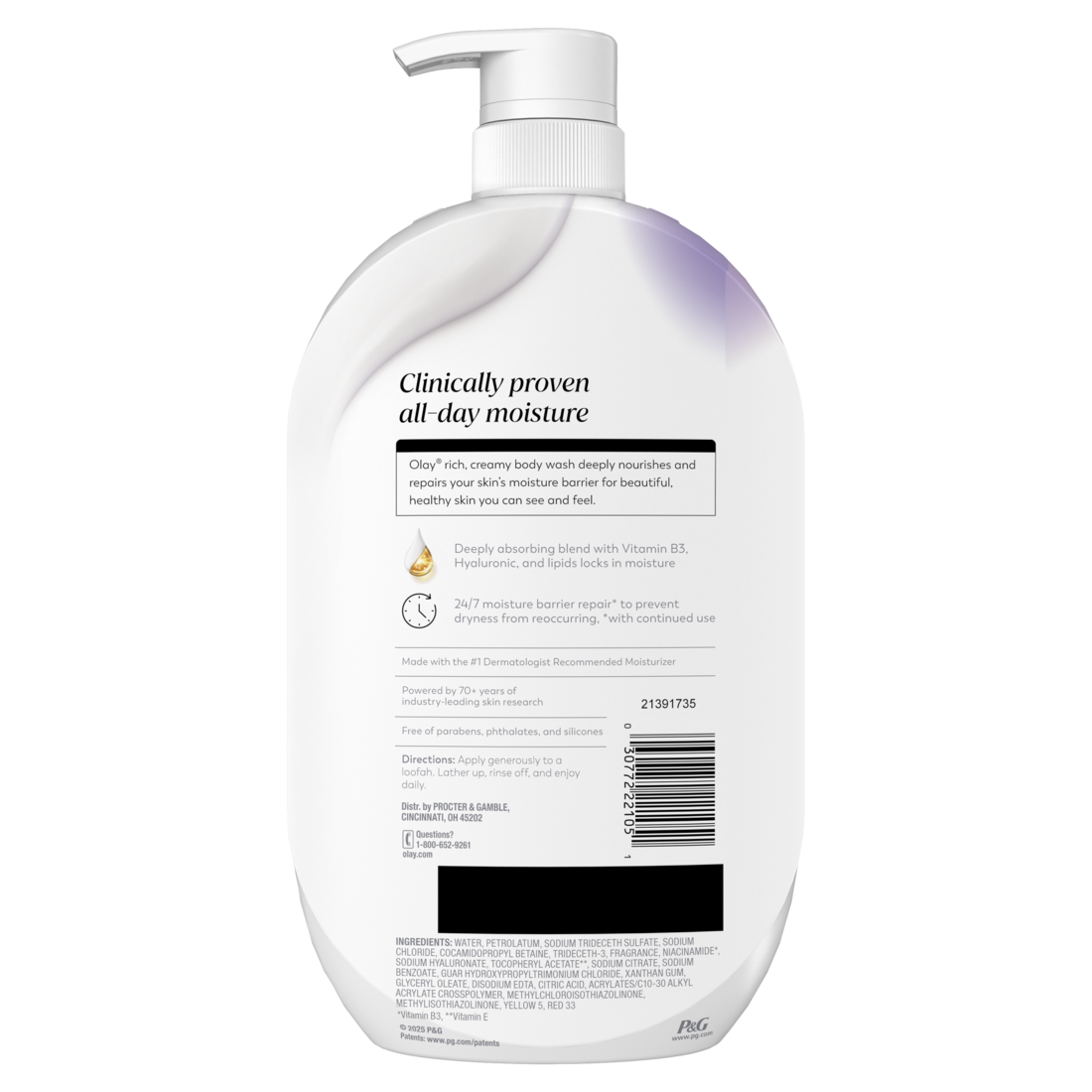 Olay Ultra Moisture Age Defy Body Wash With Vitamin E Vitamin B3 And Hyaluronic Blend - 35oz/4pk