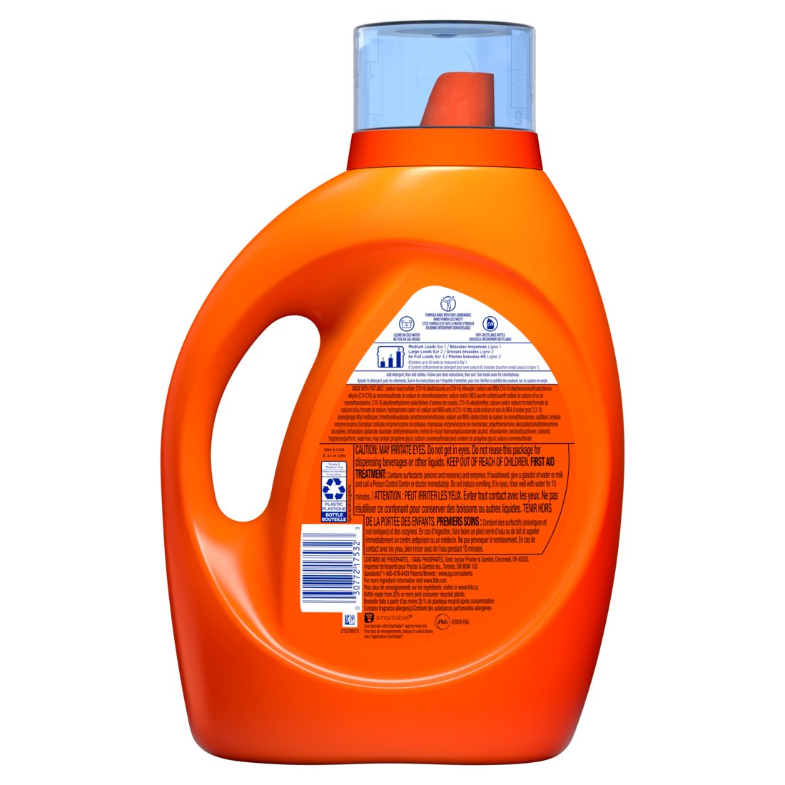 Tide Plus Boost Of Ultra Downy Liquid Laundry Detergent April Fresh Scent 65 Loads Laundry Detergent Liquid With Long-Lasting Freshness - 92oz/4pk