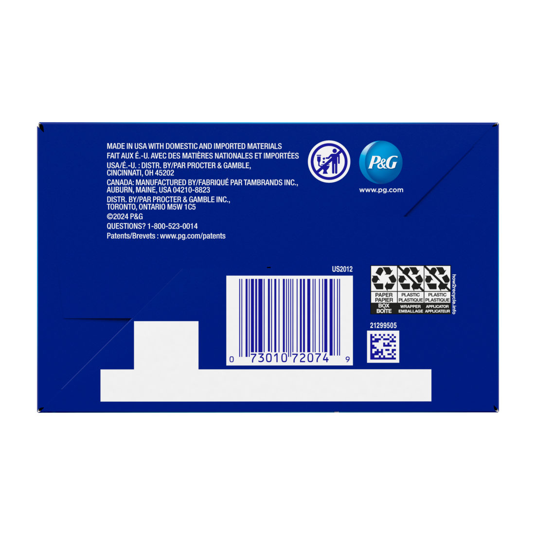 Tampax Pearl Tampons With Leakguard Braid Super Absorbency Unscented - 10ct/40pk
