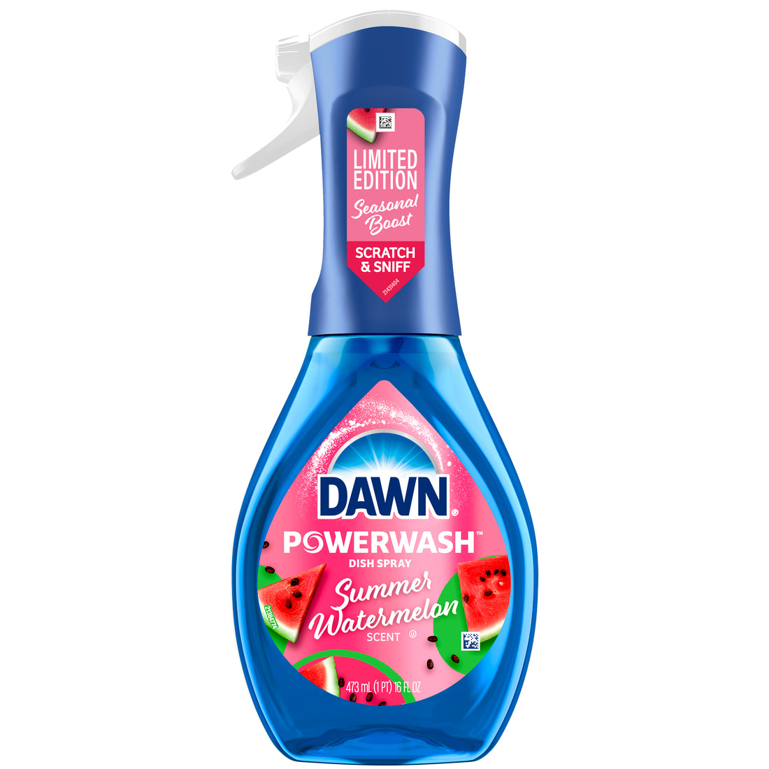 Dawn Powerwash Spray Dish Soap Dishwashing Liquid Summer Watermelon 1 Starter Kit - 16oz/6pk