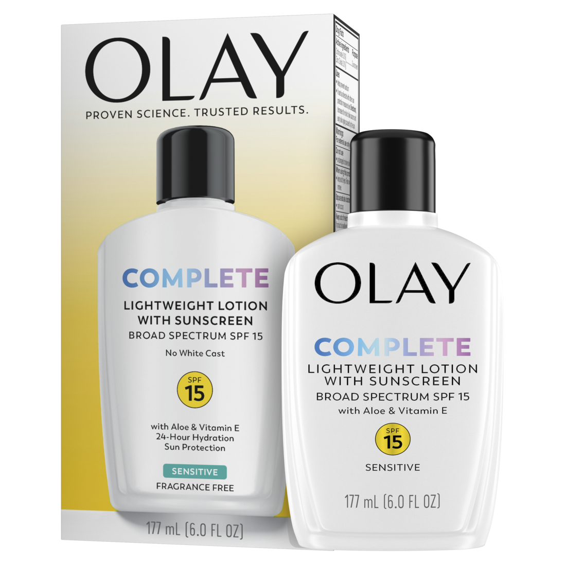Olay Complete Lotion Moisturizer With SPF15 Sensitive - 6oz/12pk