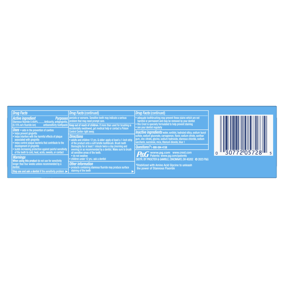 Crest Pro-Health Whitening Gel Toothpaste - 4.3oz/24pk