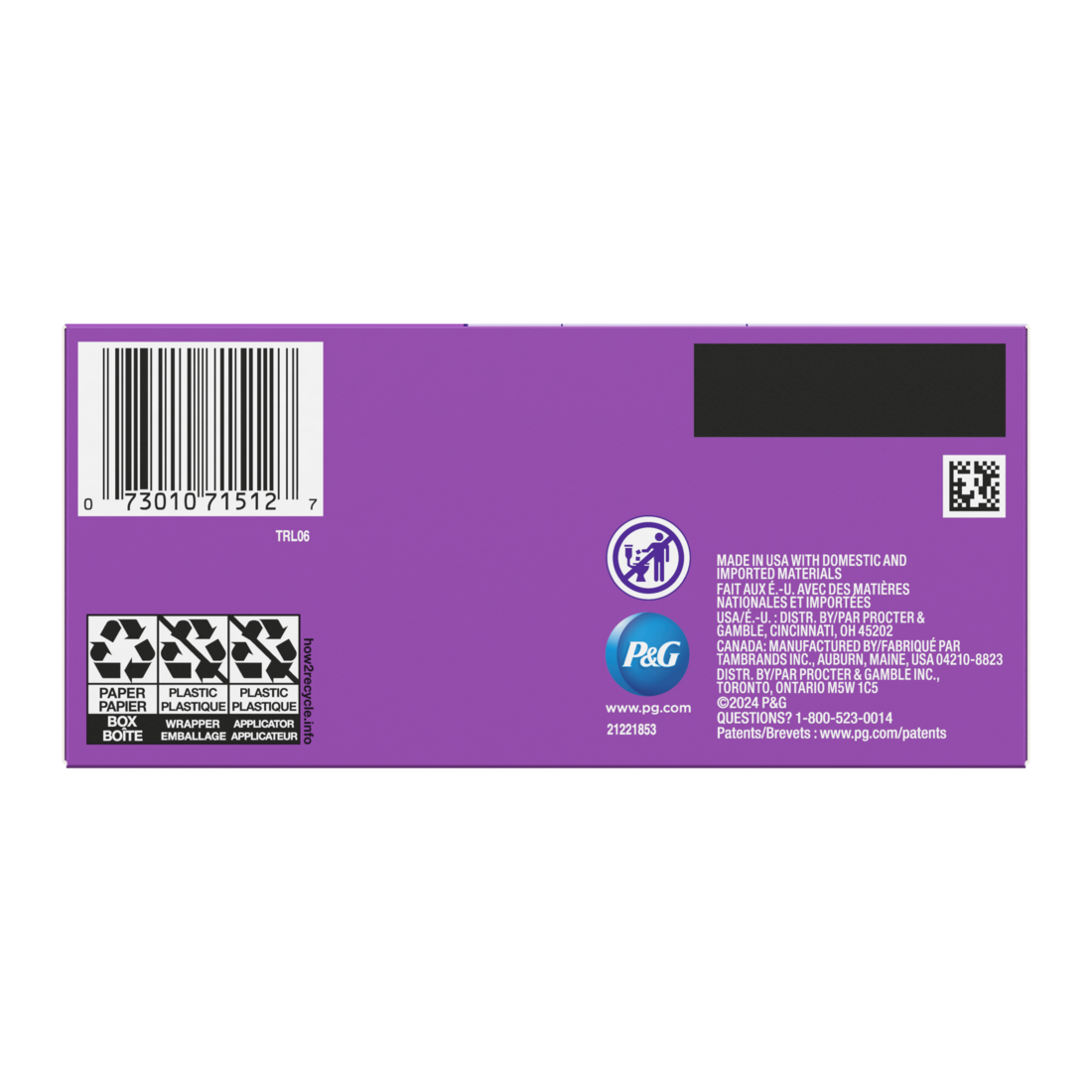 Tampax Radiant Tampons With Leakguard Braid Light Absorbency Unscented - 28ct/6pk