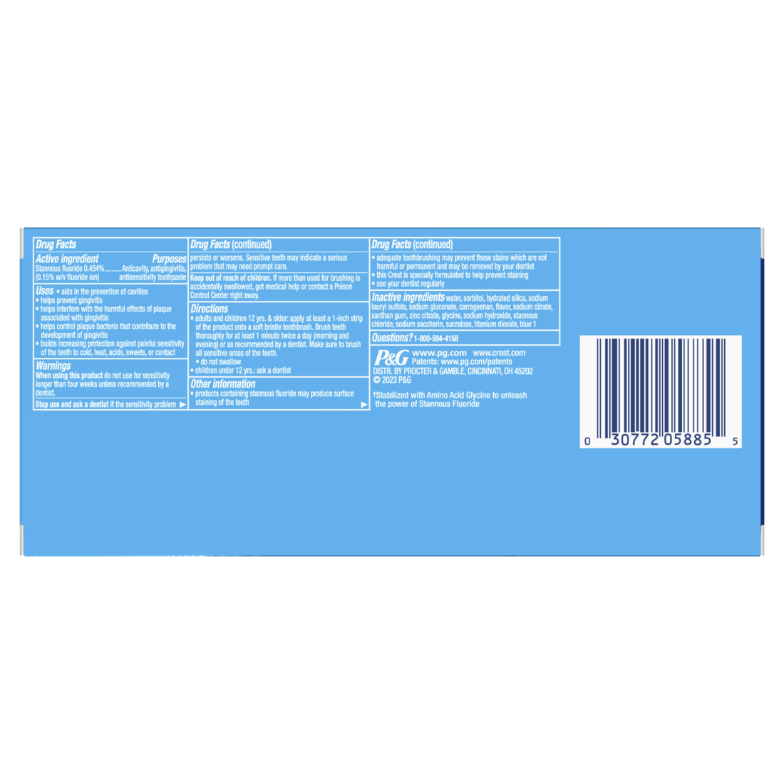 Crest Pro-Health Clean Mint Toothpaste Twin Pack - (2x4.3)oz/6pk