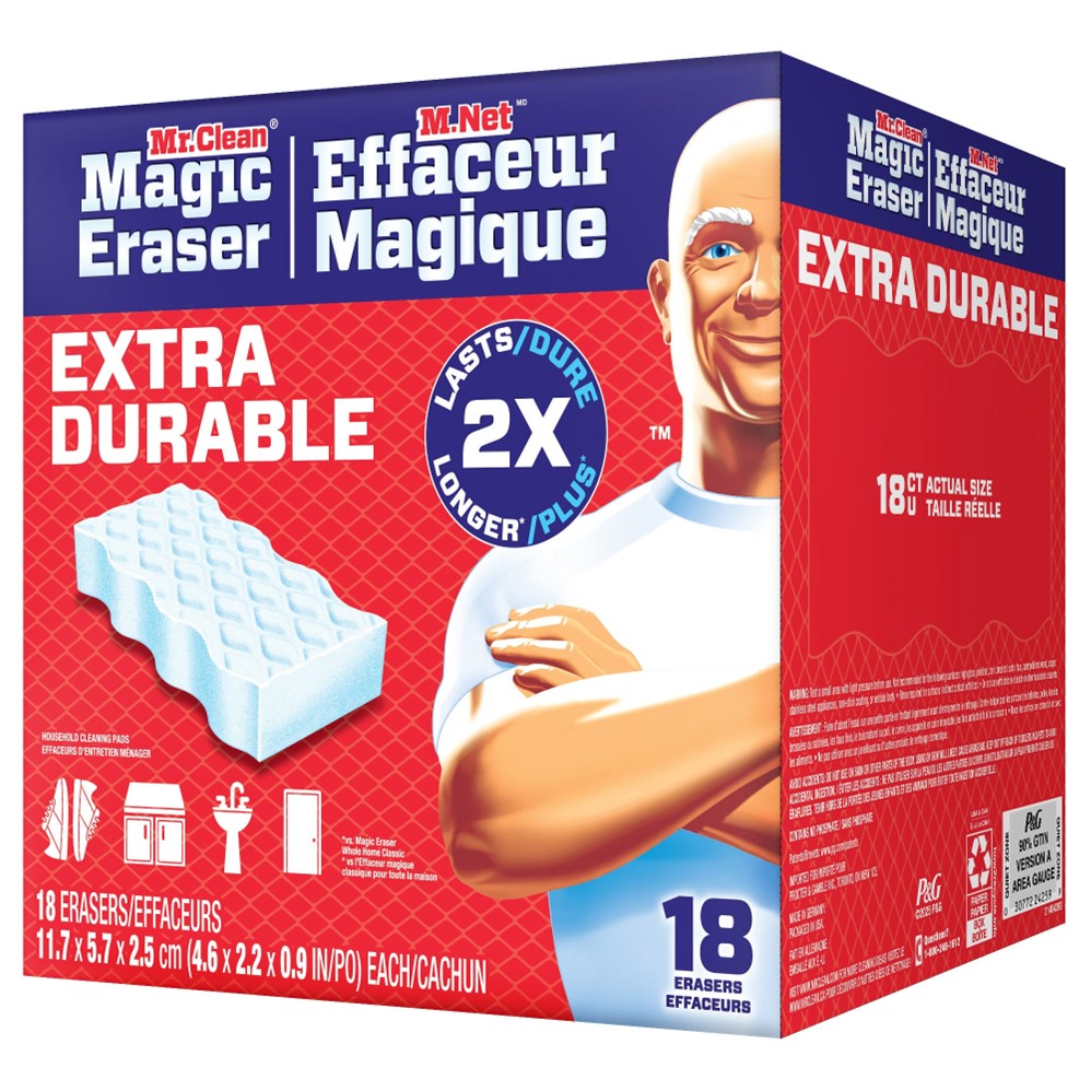 Mr. Clean Magic Eraser Extra Durable - 18ct/1pk