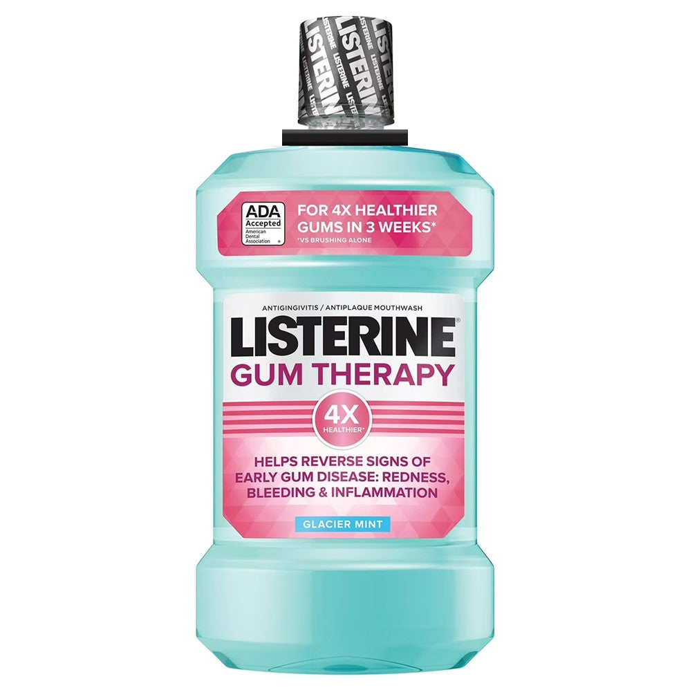 Listerine Gum Therapy Anti-Gingivitis Glacier Mint Mouthwash - 1.5L/8pk