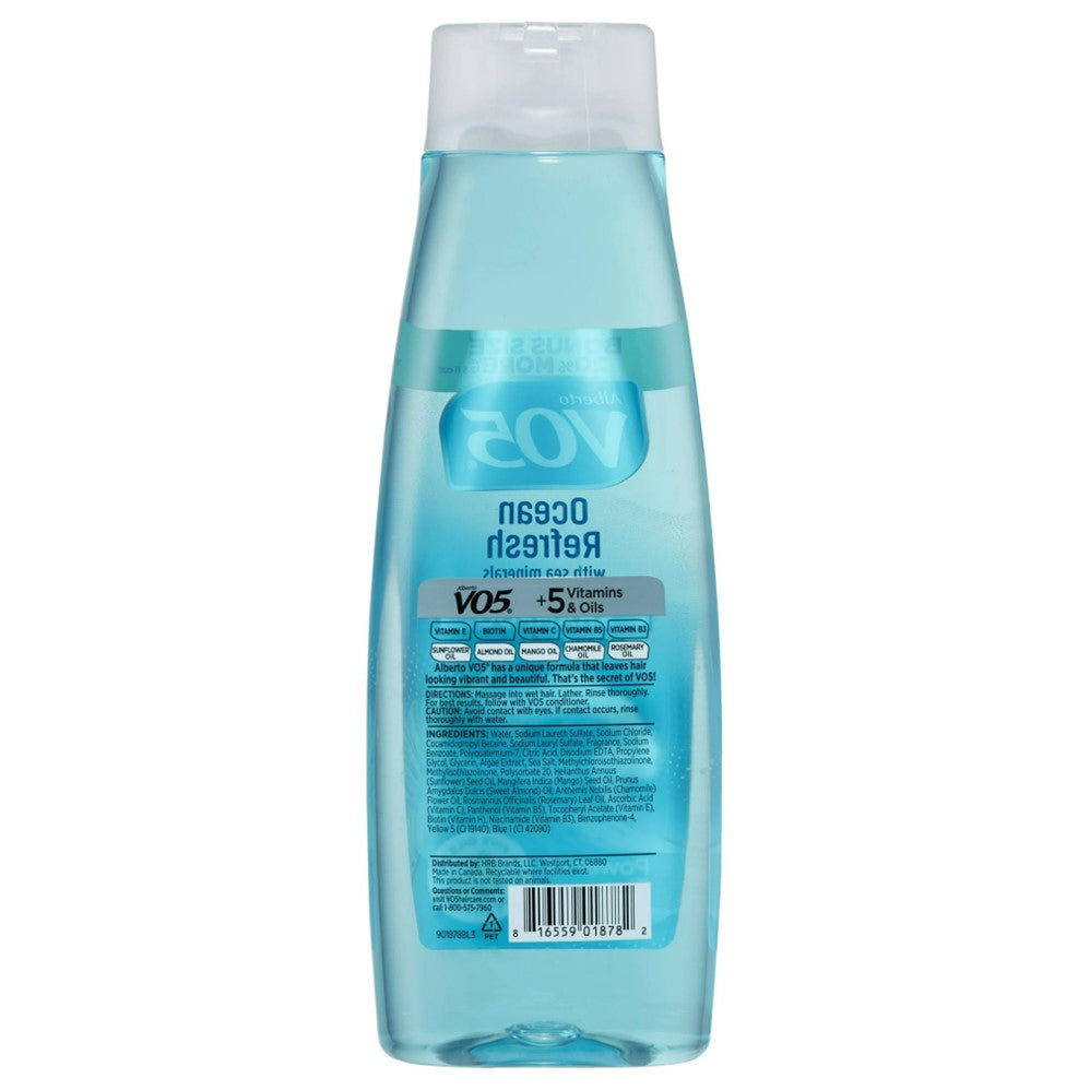 VO5 With Bloomburst Technology Ocean Refresh Revitalizing Shampoo - 15oz/6pk