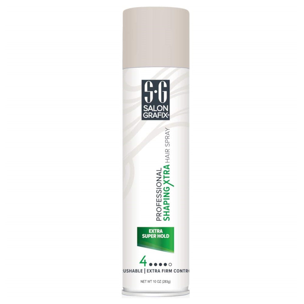 Salon Grafix Shaping Hair Spray Extra Super Hold - 10oz/6pk