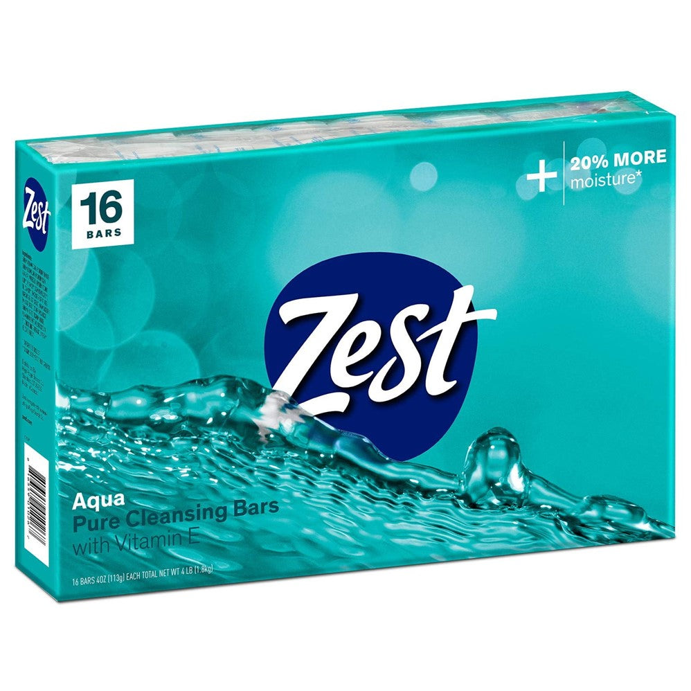 Zest Bar Soap Aqua Bar - (16x4.0)oz/4pk