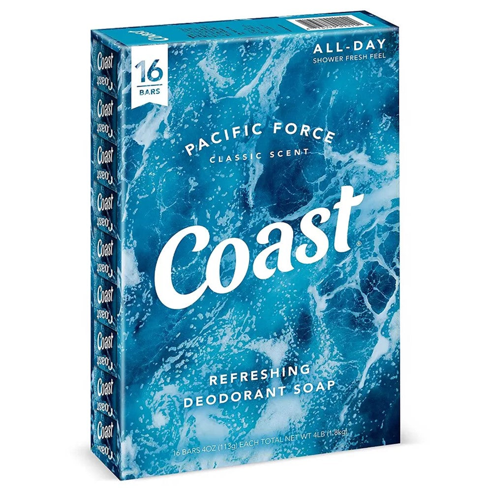 Coast Bath Bar - Classic Scent - (16x4.0)oz/4pk