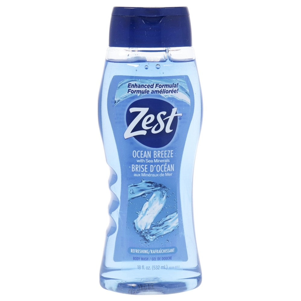 Zest Ocean Energy Body Wash - 18oz/6pk