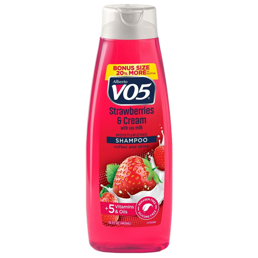 VO5 With Bloomburst Technology Strawberries & Cream Moisturizing Shampoo - 15oz/6pk