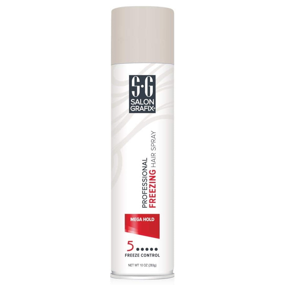 Salon Grafix Freezing Hair Spray Mega Hold - 10oz/6pk
