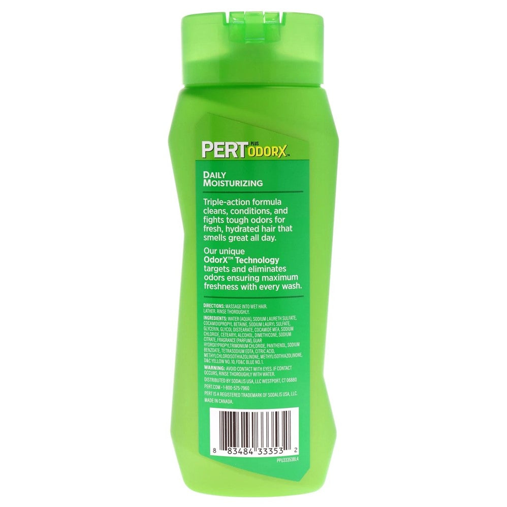 Pert Plus Odor X Daily Moisturizing 2-in-1 Shampoo & Conditioner (Formerly Complete Clean) - 13.5oz/6pk