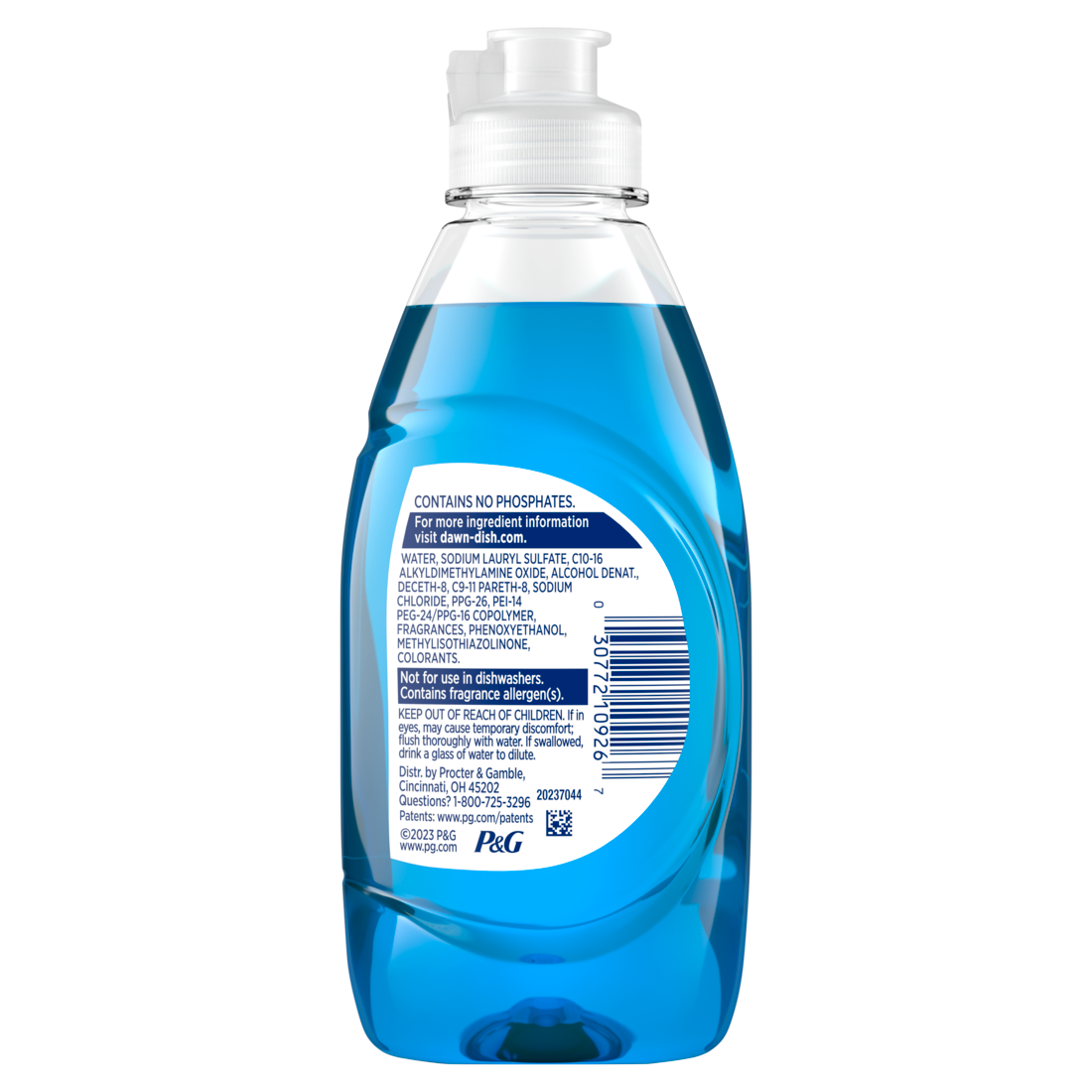 Dawn Ultra Liquid Dish Soap Dishwashing Liquid Grease Removal Original - 5.8oz/18pk