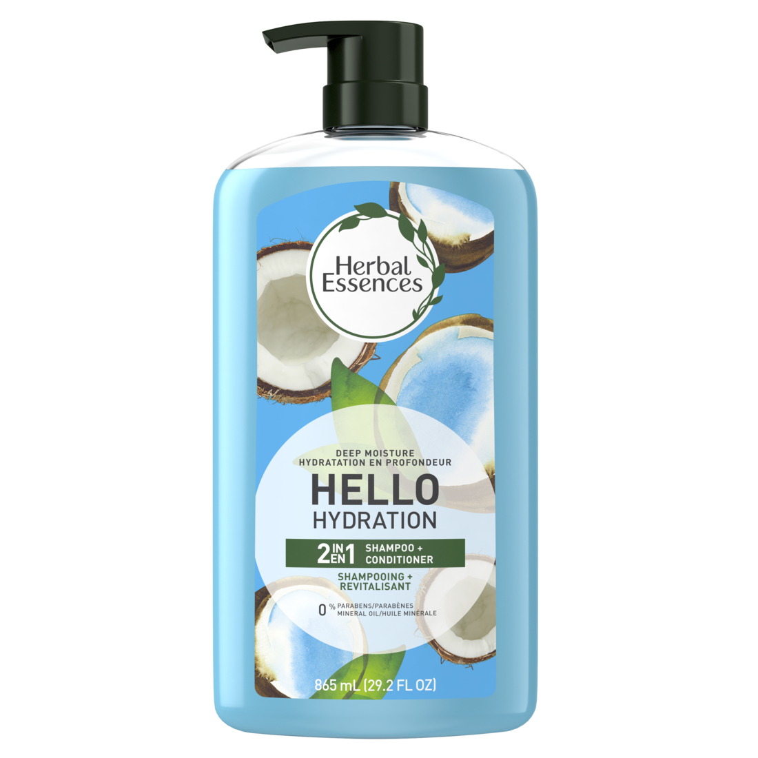 Herbal Essences Hello Hydration 2-in-1 Shampoo Conditioner Moisture For Hair - 29.2oz/4pk