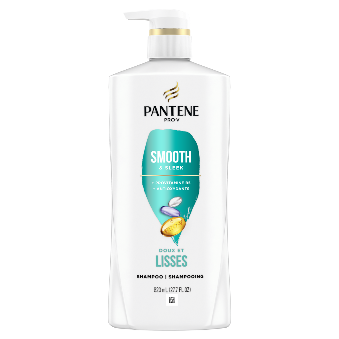 Pantene Smooth & Sleek 72 HR Smoothness Shampoo - 27.7oz/4pk