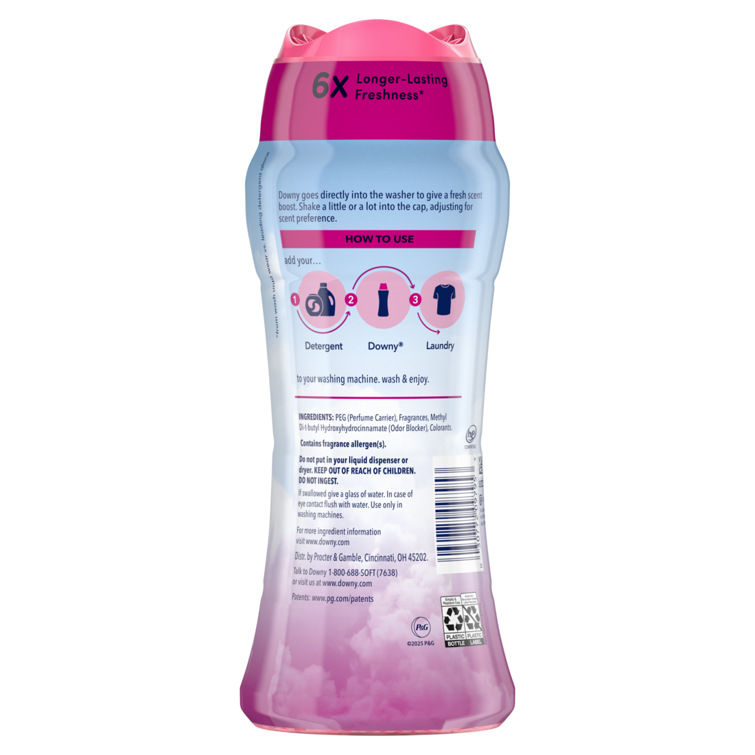 Downy April Fresh In-Wash Laundry Scent Booster Beads Laundry Scent Beads  Long-Lasting Freshness - 12.2oz/4pk