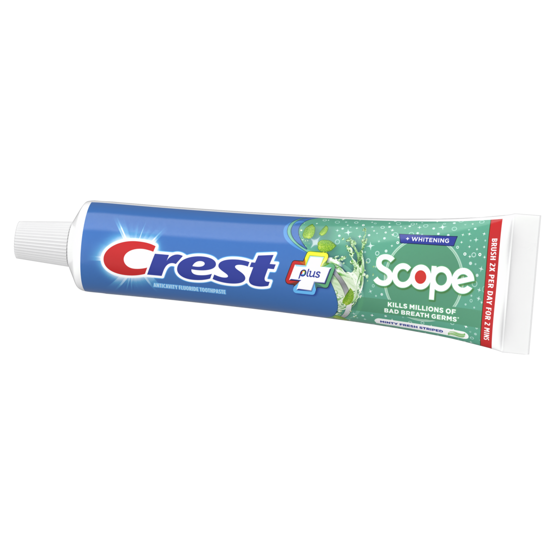 Crest Whitening Plus Scope Toothpaste Minty Fresh Pack Of 2 - (2x5.4)oz/6pk