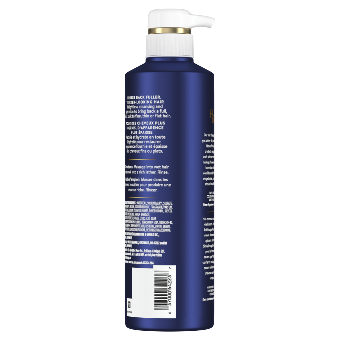 Hair Biology Biotin Volumizing Shampoo For Thinning Flat And Fine Thin Hair Fights Breakage And Replenishes Nutrients - 12.8oz/4pk