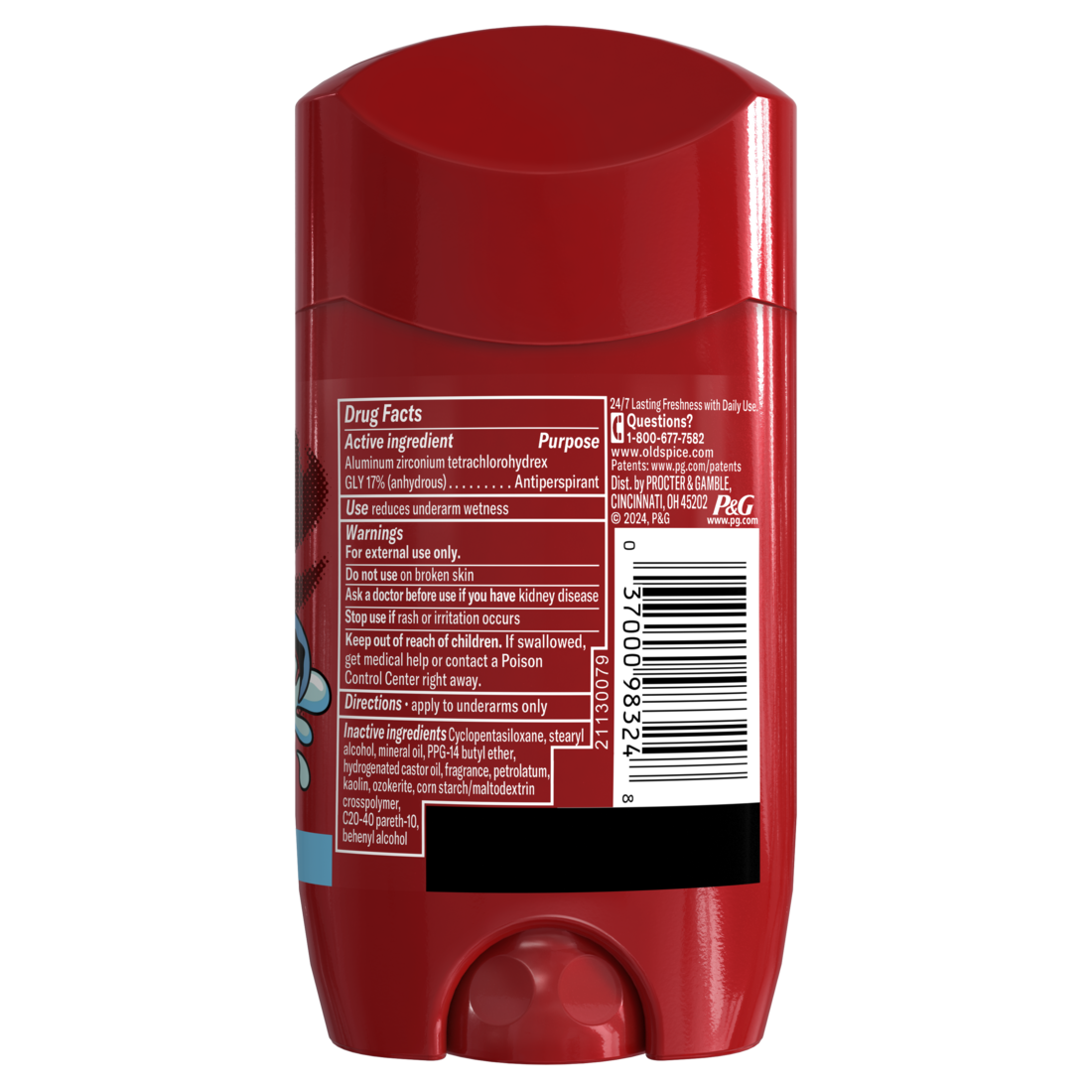 Old Spice Antiperspirant And Deodorant For Men 24/7 Freshness Long Lasting Sweat And Odor Protection Legendary Fragrance Krakengard Deep Ocean Scent - 2.6oz/12pk