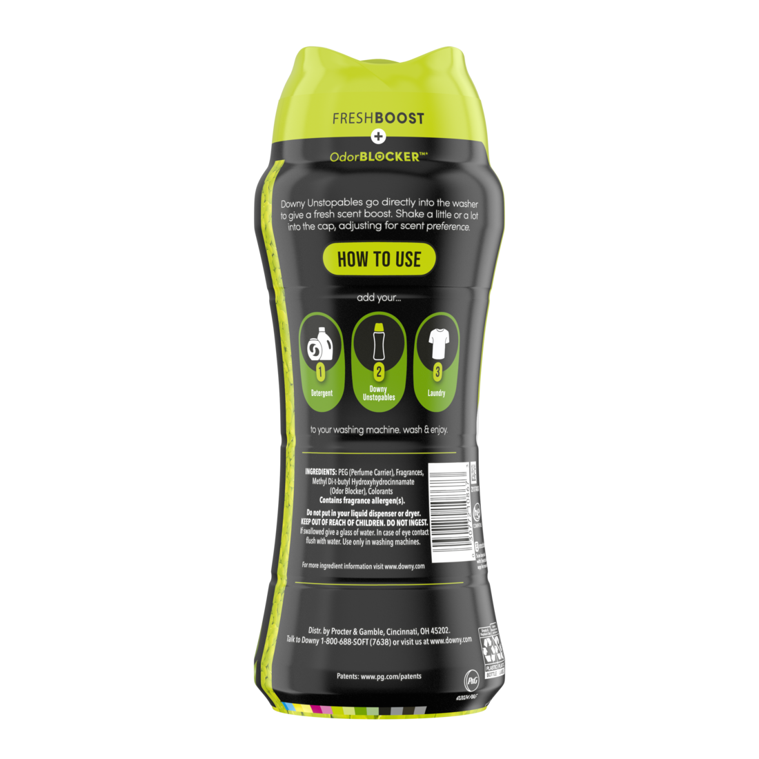 Downy Unstopables In Wash Scent Booster Beads Paradise Scent Laundry Beads For Odor Protection Downy Scent Booster Beads Laundry Scent Boosters - 12.2oz/4pk