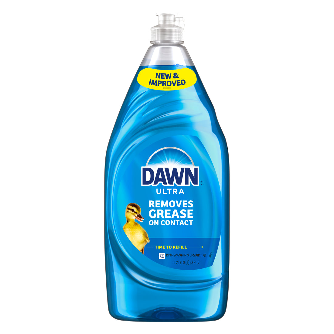 Dawn Ultra Dish Soap Liquid Dishwashing Liquid Grease Removal Original - 38oz/8pk