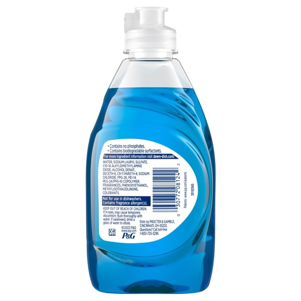 Dawn Ultra Liquid Dish Soap Dishwashing Liquid Grease Removal Original - 7.5oz/12pk