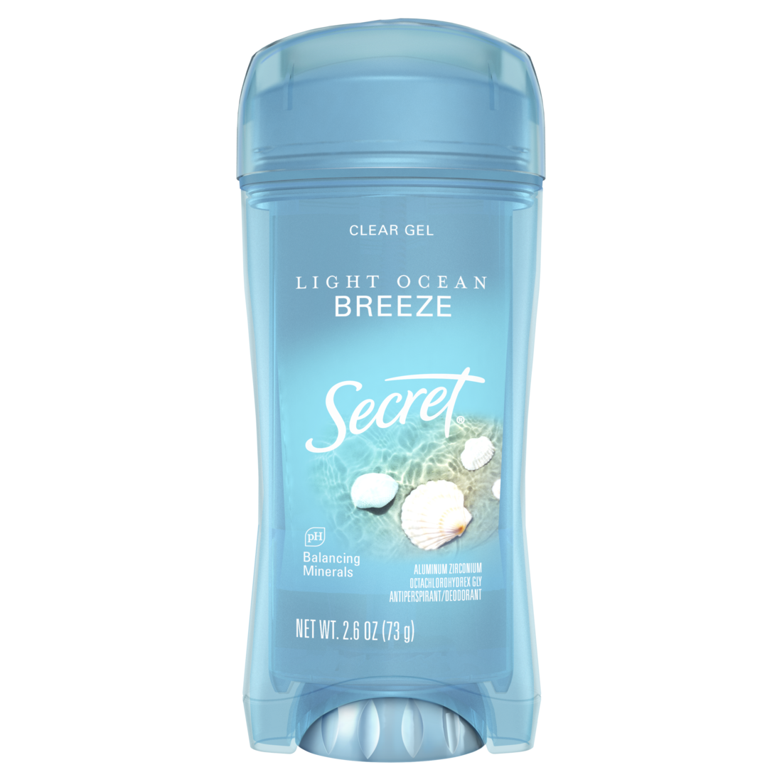 Secret Fresh Clear Gel Antiperspirant And Deodorant For Women Oceanside - 2.6oz/12pk