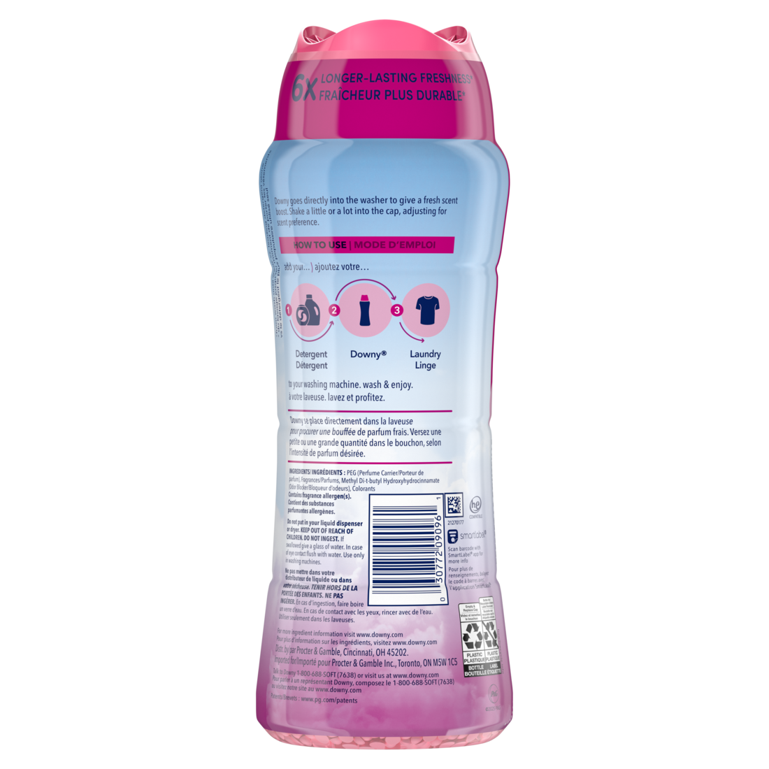 Downy April Fresh In-Wash Laundry Scent Booster Beads Laundry Scent Beads  Long-Lasting Freshness - 18.2oz/4pk