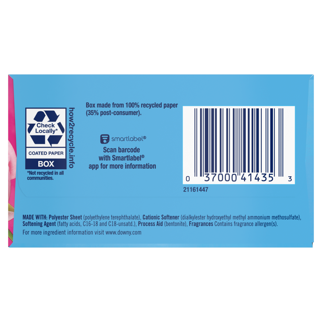 Downy Fabric Softener Dryer Sheets April Fresh - 120ct/6pk