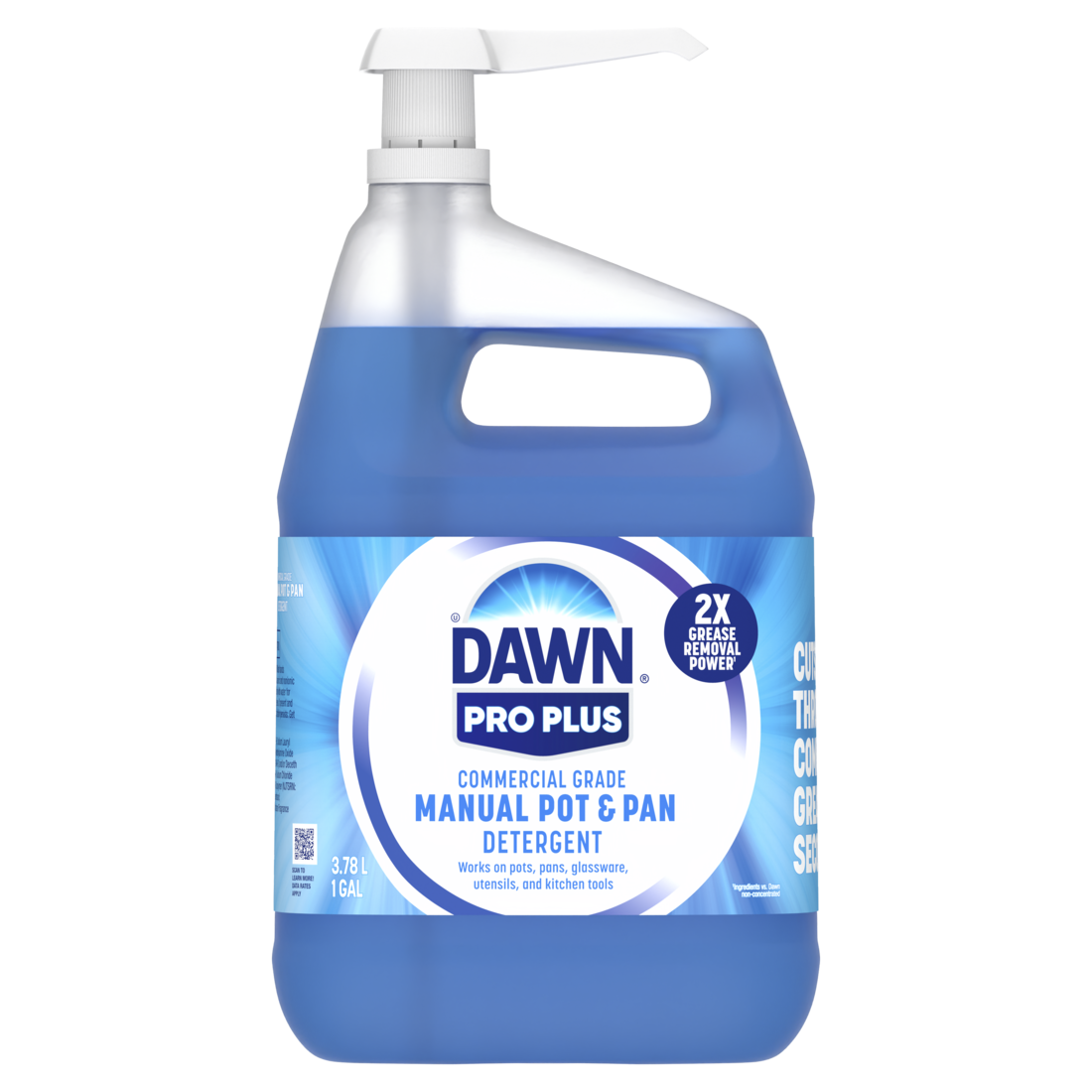Dawn Pro Plus Dish Detergent Commercail Grade 1 Gallon - 128oz/132pk