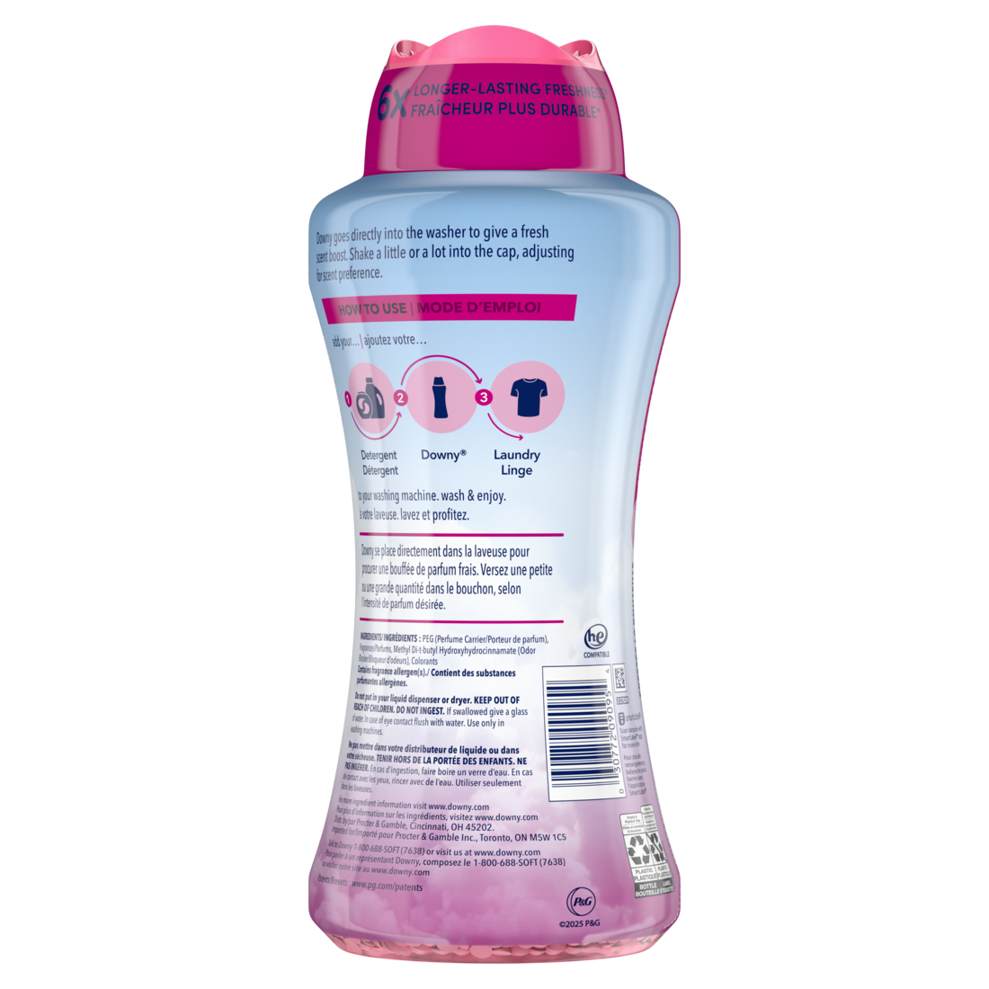 Downy April Fresh In-Wash Laundry Scent Booster Beads Laundry Scent Beads  Long-Lasting Freshness - 24oz/4pk