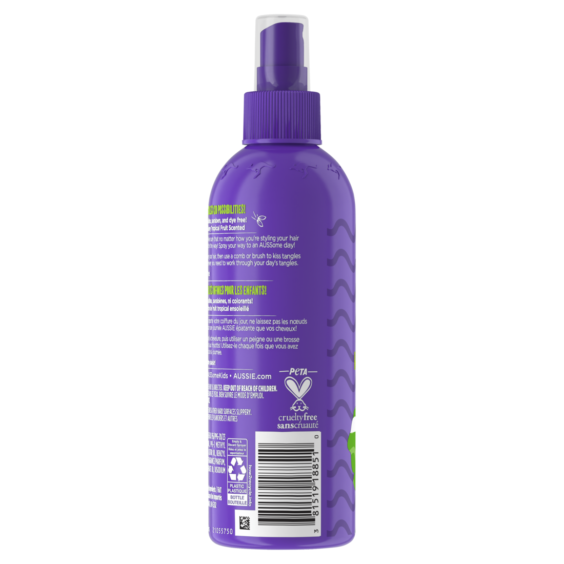 Aussie Kids Moist Detangler For Kids - 8oz/12pk