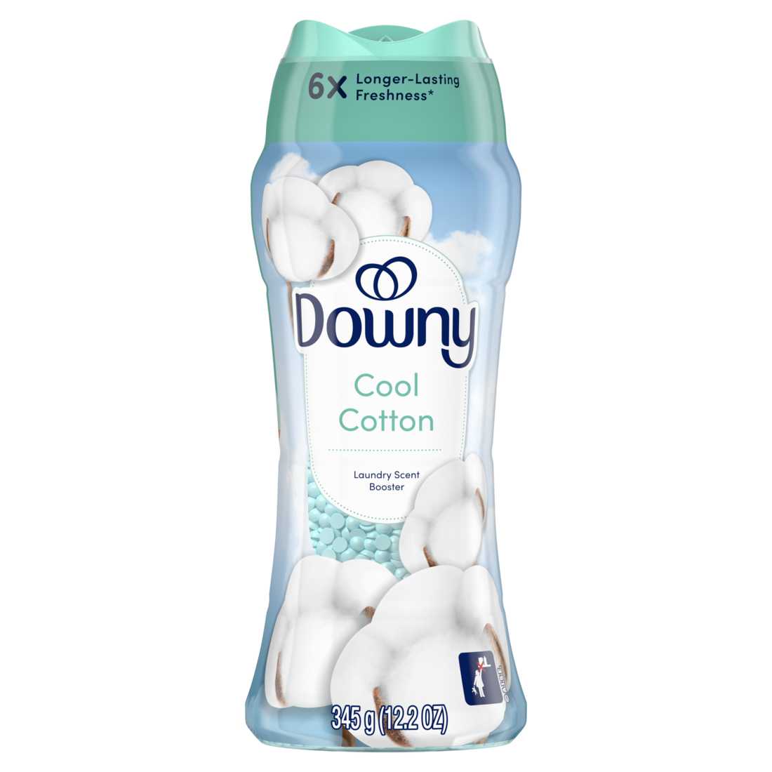 Downy Cool Cotton In-Wash Laundry Scent Booster Beads Laundry Scent Beads  Long-Lasting Freshness - 12.2oz/4pk