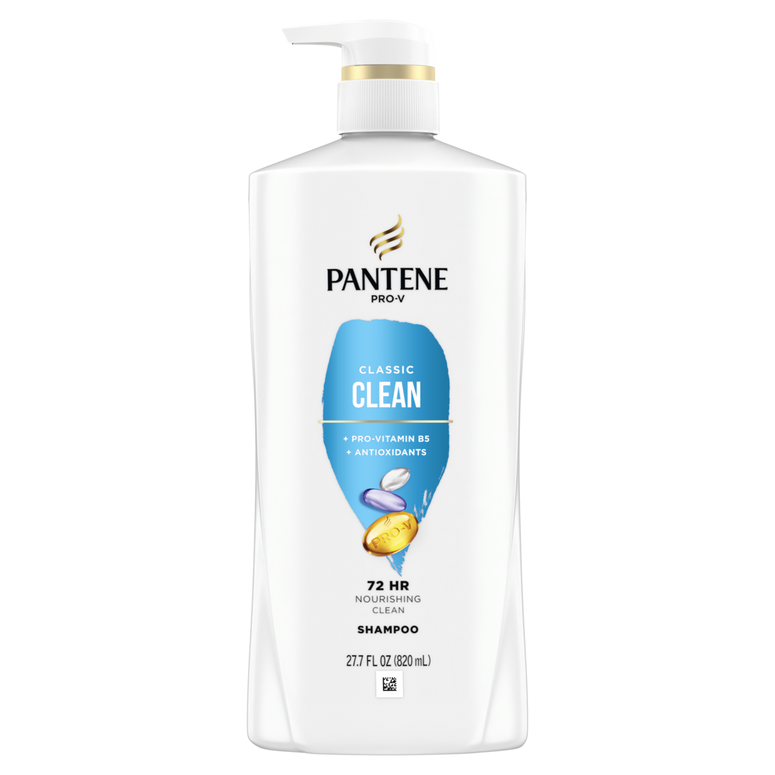 Pantene Classic Clean 72 HR Nourishment Shampoo - 27.7oz/4pk