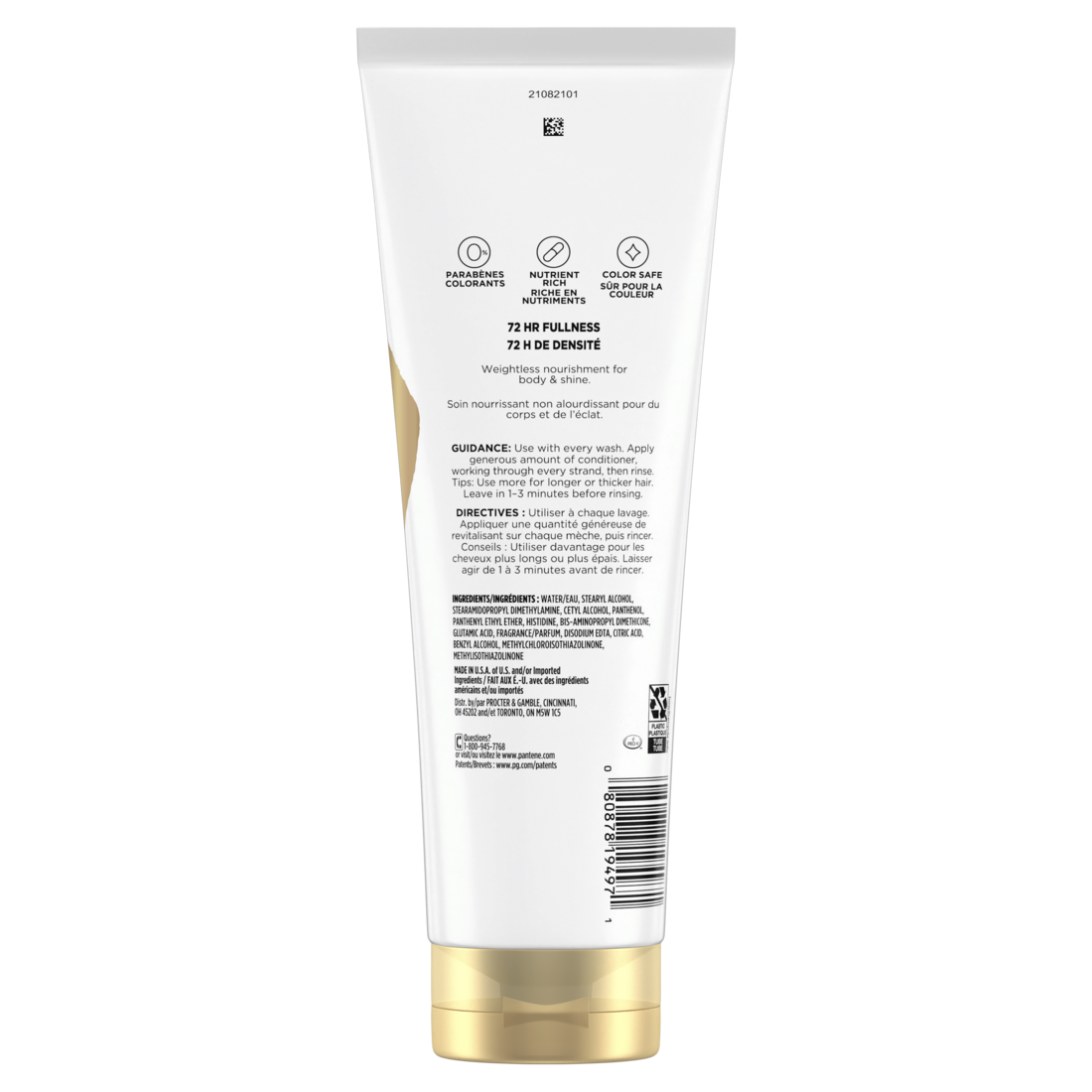 Pantene Sheer Volume 72 Hr Fullness Conditioner - 10.4oz/12pk