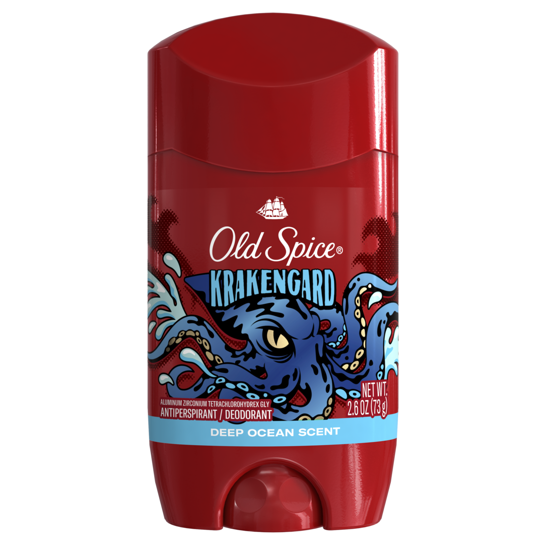 Old Spice Antiperspirant And Deodorant For Men 24/7 Freshness Long Lasting Sweat And Odor Protection Legendary Fragrance Krakengard Deep Ocean Scent - 2.6oz/12pk