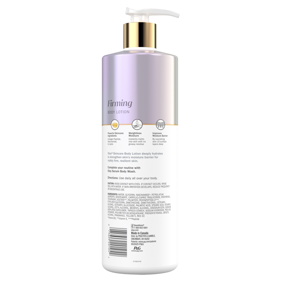 Olay Firming Body Lotion With Collagen Peptide And Niacinamide - 17oz/6pk