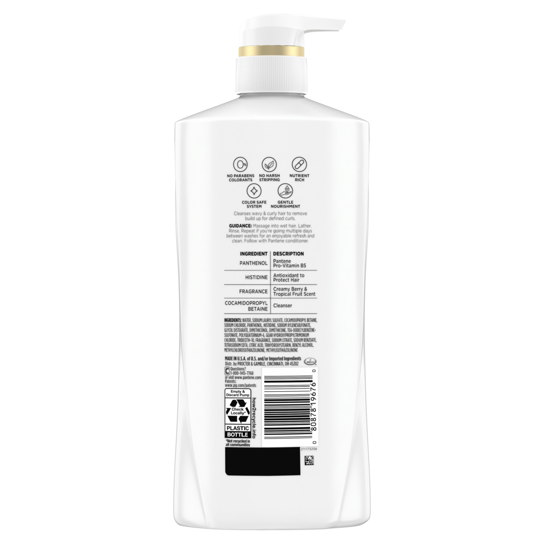 Pantene 72HR Curl Perfection Shampoo - 27.7oz/4pk