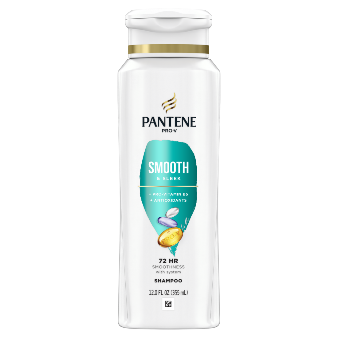 Pantene Smooth & Sleek 72 HR Smoothness Shampoo - 12oz/6pk