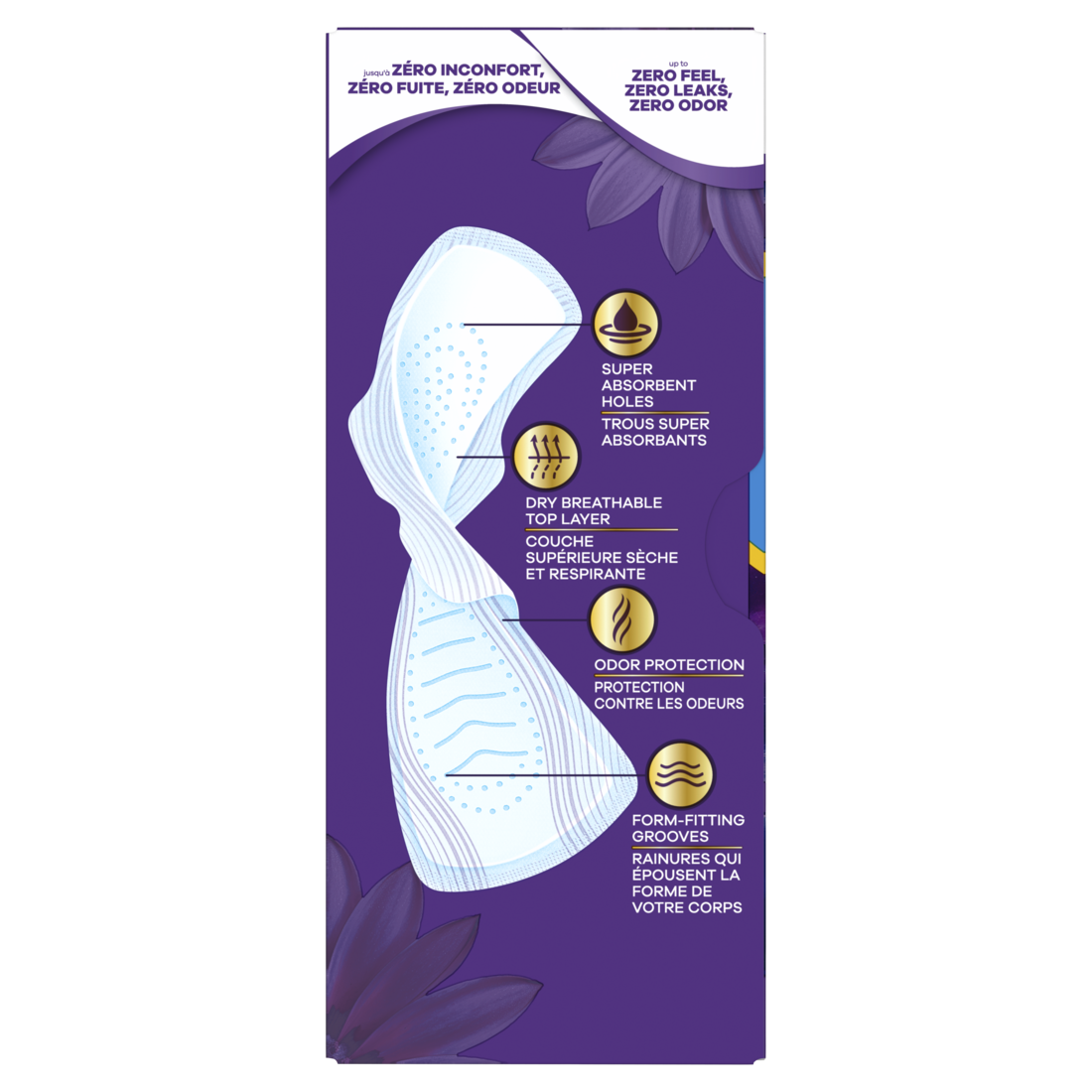 Always Radiant With Flexfoam Pads Size 5 Extra Heavy Overnight With Wings Light Clean Scent - 18ct/3pk