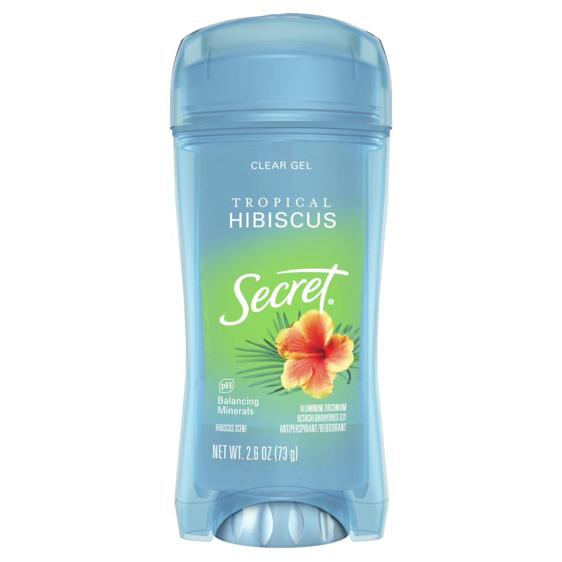 Secret Fresh Clear Gel Antiperspirant And Deodorant For Women Tropical Hibiscus - 2.6oz/12pk