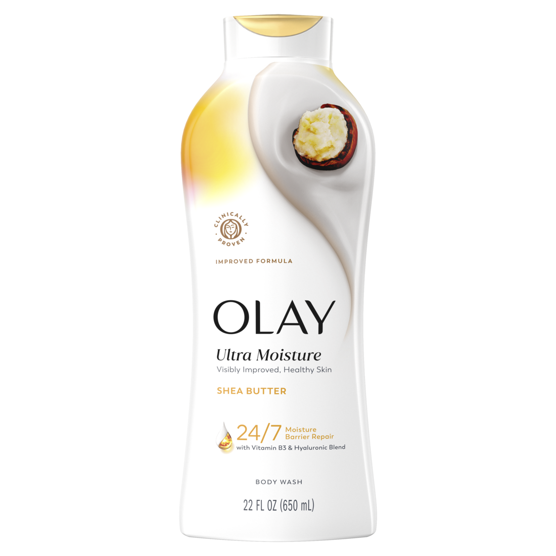 Olay Ultra Moisture Body Wash With Shea Butter Vitamin B3 And Hyaluronic Blend - 22oz/4pk