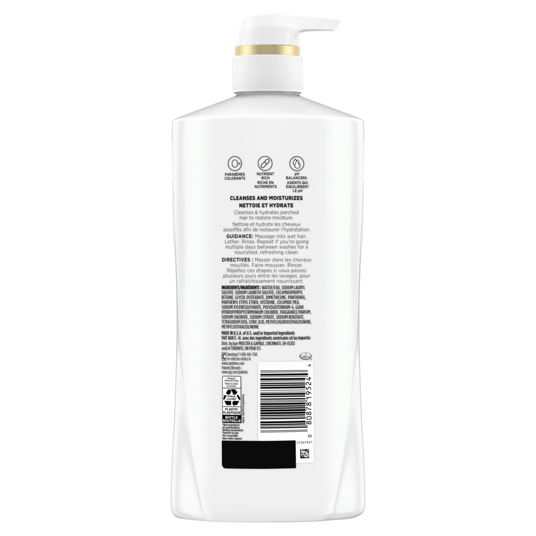 Pantene Daily Moisture Renewal 2-in-1 Shampoo & Conditioner - 27.7oz/4pk