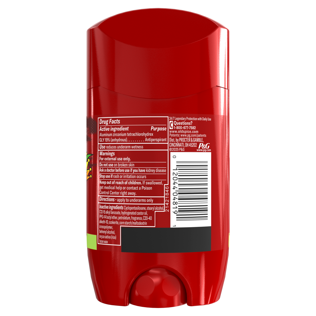 Old Spice Antiperspirant And Deodorant For Men 24/7 Freshness Long Lasting Sweat And Odor Protection Legendary Fragrance Mambaking Rich Plum Scent - 2.6oz/12pk