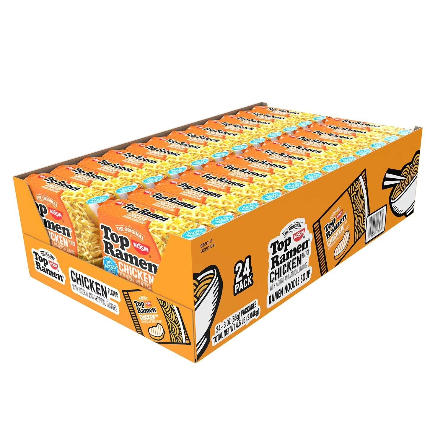 Nissin Top Ramen Chicken Noodle Soup - 3oz/24pk