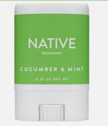 Native Cucumber & Mint Mini Deodorant - 0.35oz/24pk